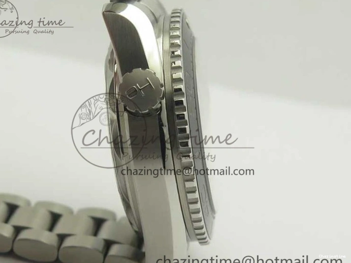 0420 Planet Ocean 43.5mm SS VSF 1:1 Best Edition Black Orange Bezel Black Dial on SS Bracelet A8900 Super Clone Breathable 8003